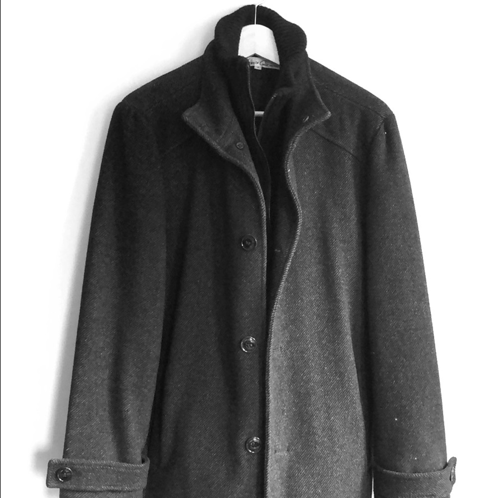 Kenneth Cole Twill Peacoat Jacket
